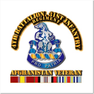 4th Bn 31st Infantry - Afghanistan Veteran Posters and Art